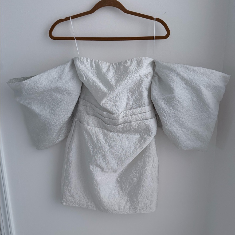 ASOS Off-Shoulder White Mini Dress